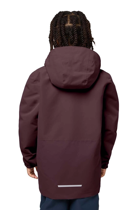 Detská lyžiarska bunda Jack Wolfskin burgundské 1607982.92.152