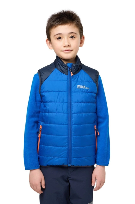 Jack Wolfskin gilet da bambino foderato blu 1610291.116.152