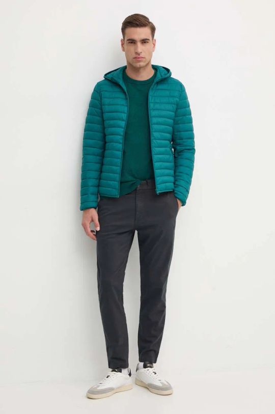 Μπουφάν United Colors of Benetton 2BA2UN02O τιρκουάζ AW24