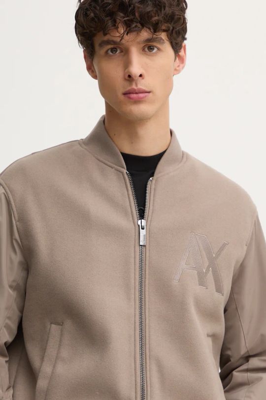 Armani Exchange kurtka bomber beżowy 6DZB32.ZN5PZ