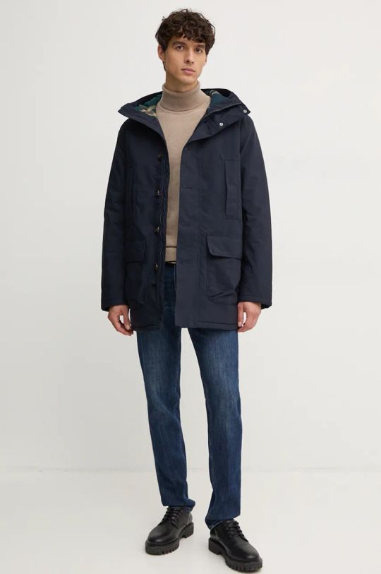 Barbour geaca Winter Beaufort Waterproof Parka MWB1126 bleumarin AW24