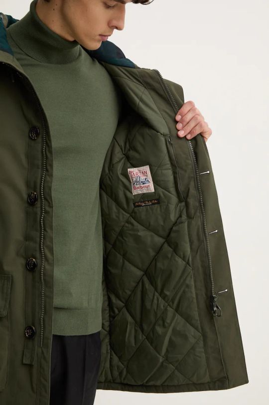 Barbour giacca Winter Beaufort Waterproof Parka verde MWB1126