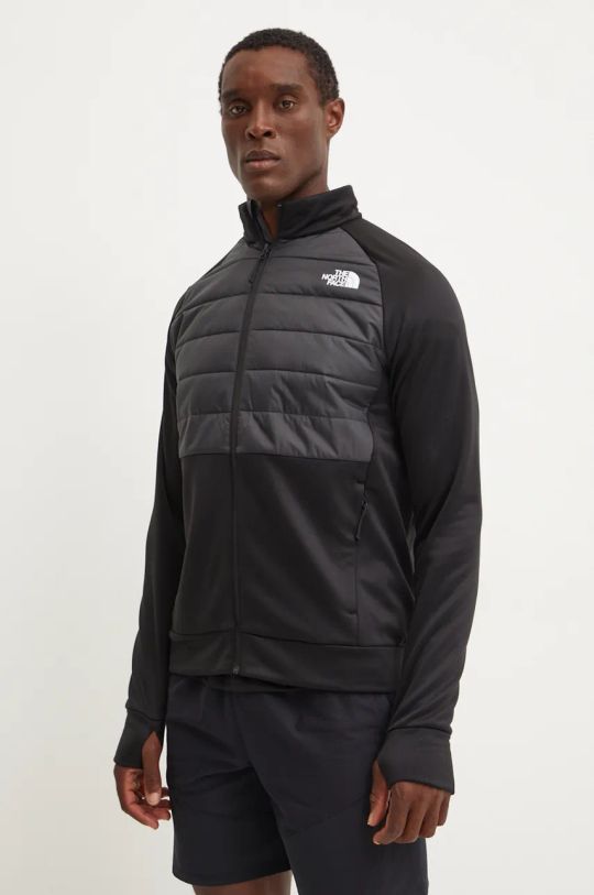 Sportska dukserica The North Face Reaxion Hybrid bez uzorka crna NF0A8946KT01