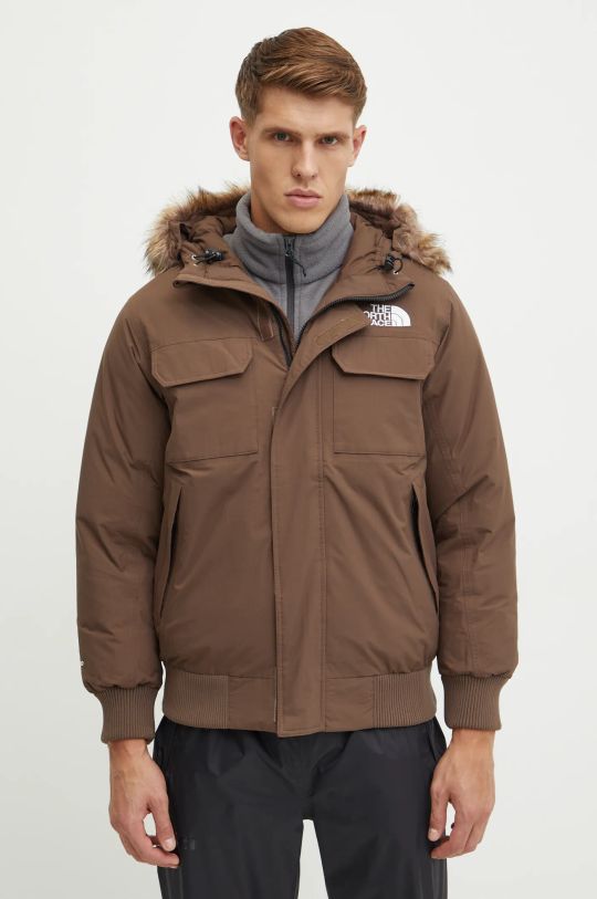 The North Face geaca de puf McMurdo Bomber cu captuseala maro NF0A5GD91OI1