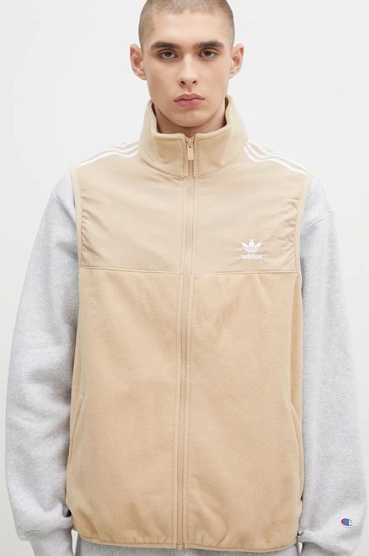 adidas Originals smanicato Fleece Vest beige IZ2483