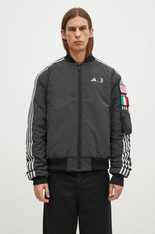 adidas kurtka bomber dwustronna Juventus x NASA Jacket JE3130 czarny AW24