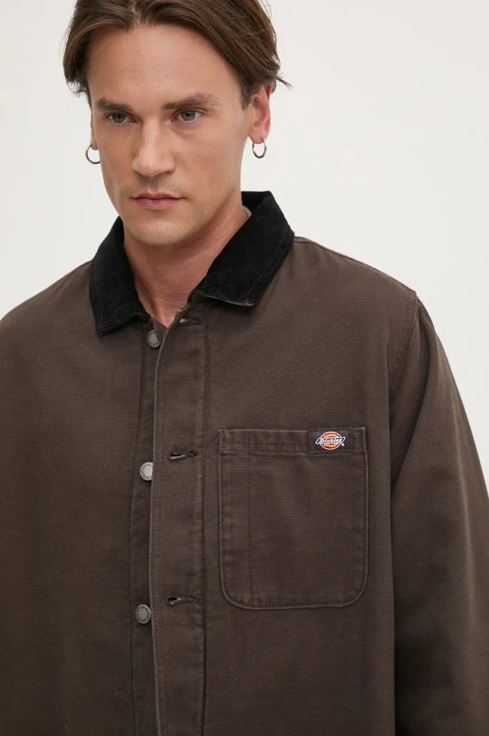 Яке Dickies Duck High Pile Flce Line Chore Jacket кафяв DK0A4XGA