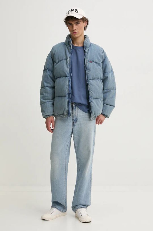 Péřová bunda Levi's A0726 modrá AW24