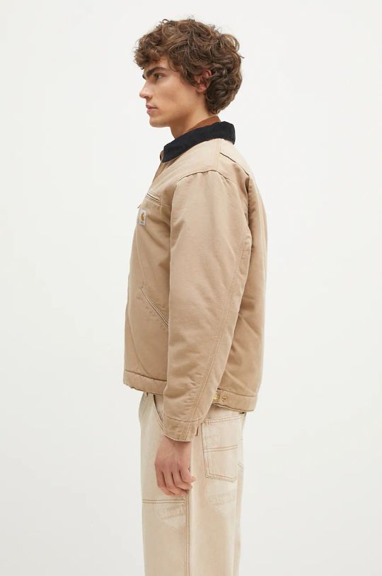 Carhartt WIP cotton shirt jacket OG Detroit Jacket I027358.2I73K beige AW24