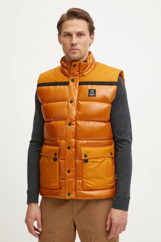 Haglöfs gilet in piuma Funäs foderato marrone 606465