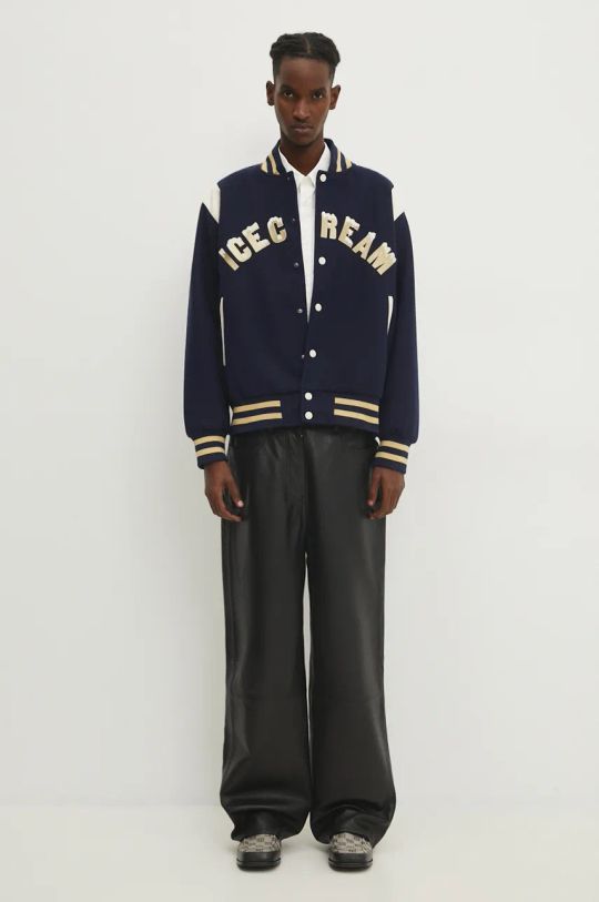 ICECREAM bomber jacket Drippy Varsity Jacket IC24301