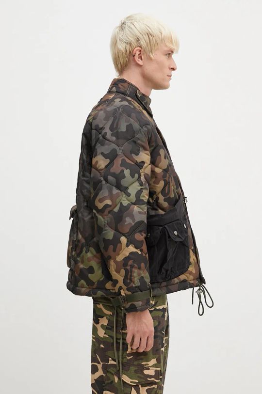 Яке Andersson Bell Multi-Pocket Camouflage Quilted Jumper зелен awa617m