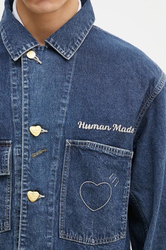 Human Made denim jacket Denim Coverall Jacket navy HM28JK002