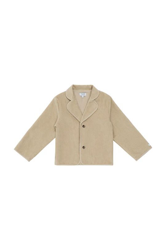 Donsje blazer in cotone per bambini Braas Blazer Bear 4083301 beige AW24