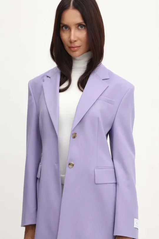 фіолетовий Вовняний піджак BOSS
