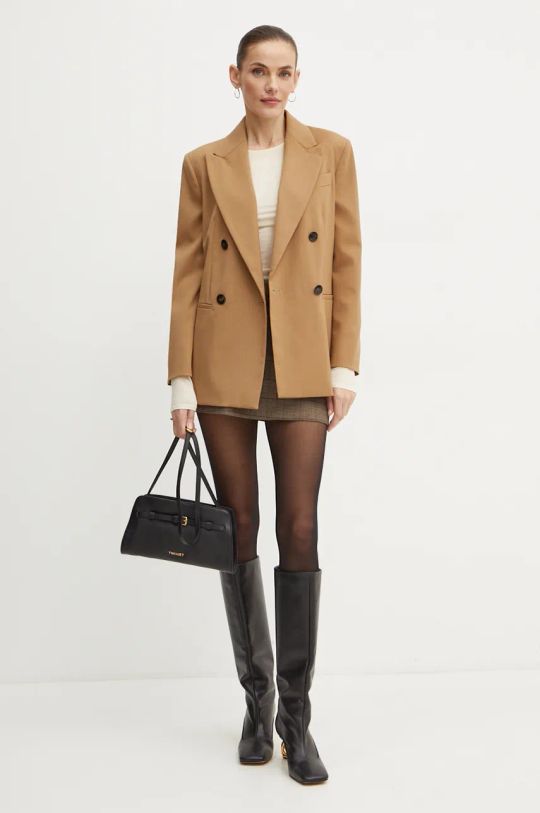 MAX&Co. blazer con aggiunta di lana 2426046043200 marrone AW24