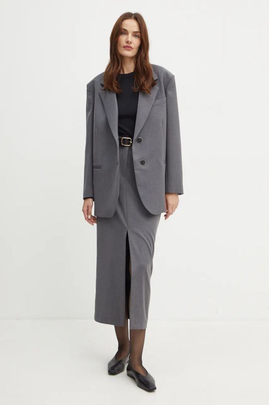 Simona Corsellini sacou A24CPGI015 gri AW24