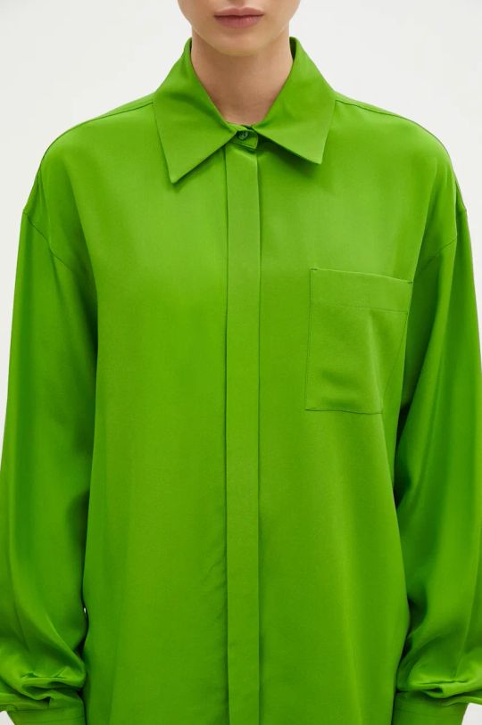 Sportmax silk shirt Tonale green 2422196012600