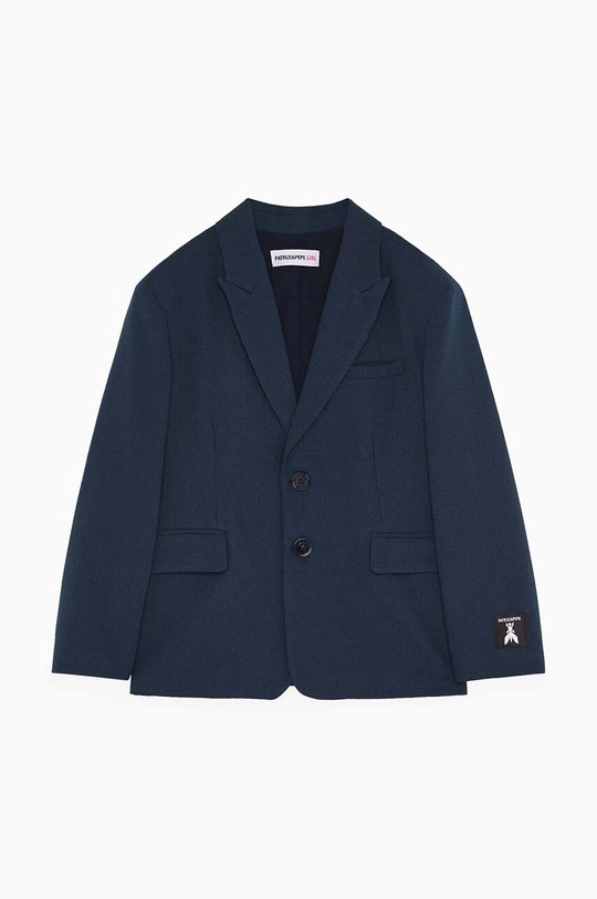 Patrizia Pepe blazer in cotone per bambini A401 7S0274.A401 blu navy AW24