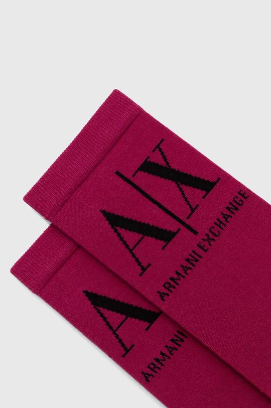Шкарпетки Armani Exchange рожевий