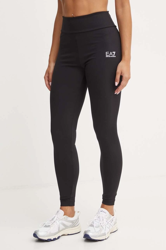 EA7 Emporio Armani edzős legging elasztánnal fekete TJKLZ.6DTP21.1200