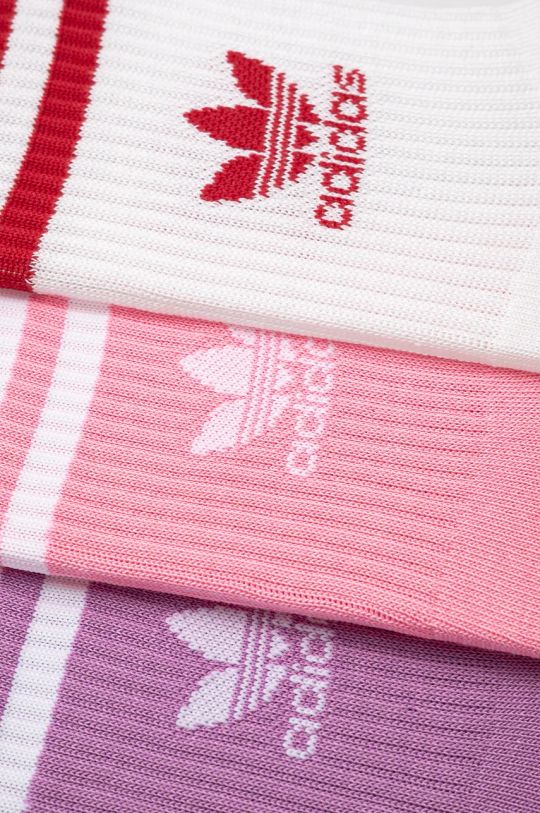 Ponožky adidas Originals 3-pack IX7510 růžová AW24