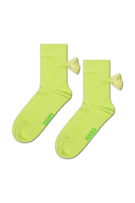 Κάλτσες Happy Socks Bow Sock εφαρμογή πράσινο P001312