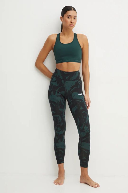 Casall leggins per joga Essential 24240 verde AW24