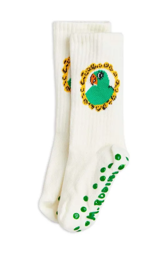 білий Дитячі шкарпетки Mini Rodini Parrot Дитячий