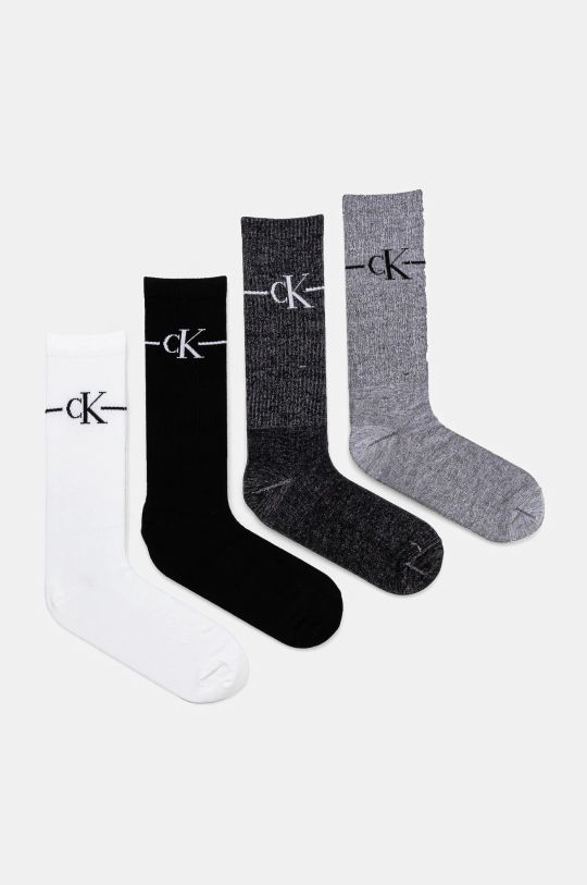 Calvin Klein Jeans sosete 4-pack melanj negru 701229454