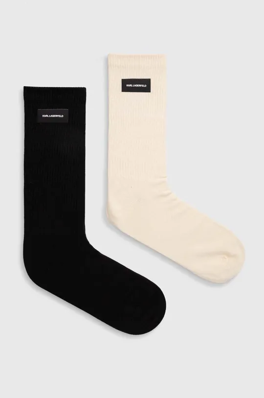μαύρο Κάλτσες Karl Lagerfeld 2-pack Ανδρικά