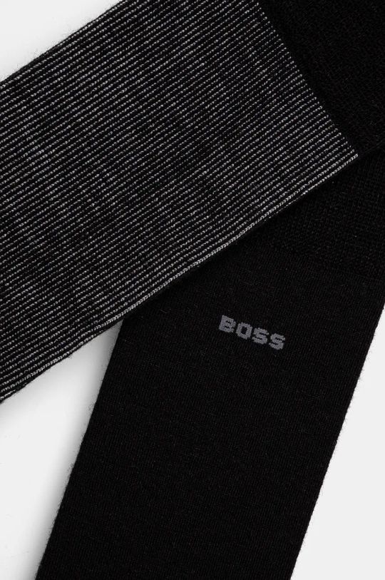 Чорапи с вълна BOSS 50524317 черен AW24