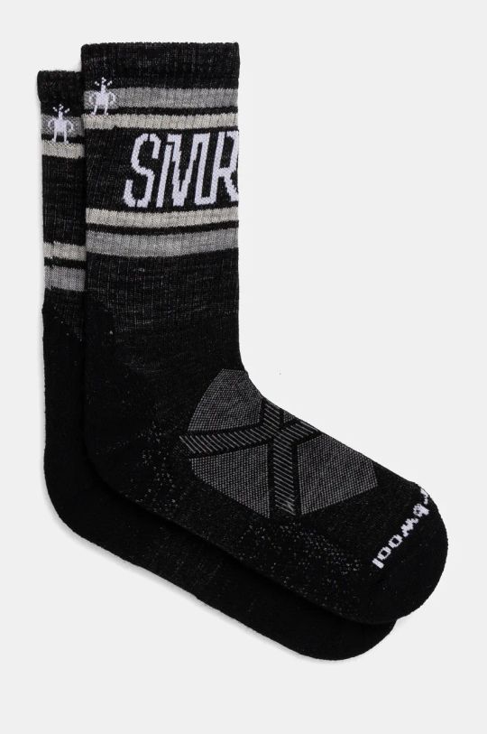 Ponožky Smartwool Athletic SMRTWL Retro Stripe čierna SW002135