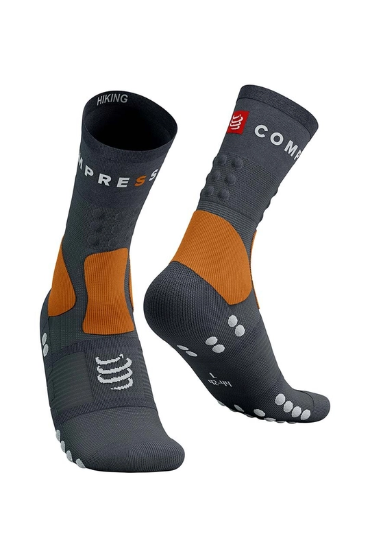 Oblačila Nogavice Compressport Hiking Socks SCRU201 siva