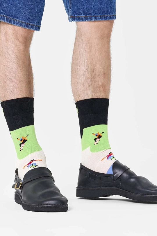 Дрехи Чорапи Happy Socks Skateboard Sock P002239 многоцветен