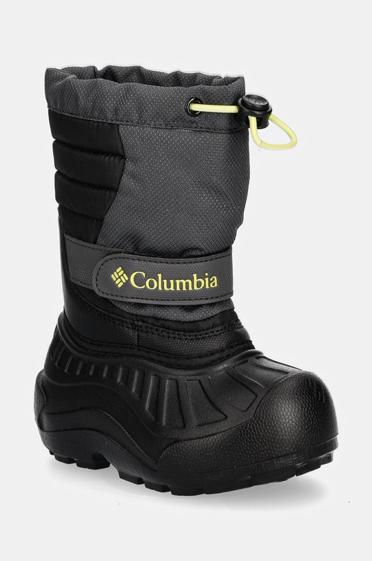 Παιδικές μπότες χιονιού Columbia POWDERBUG SNOWLITE συνθετικό μαύρο 2078922