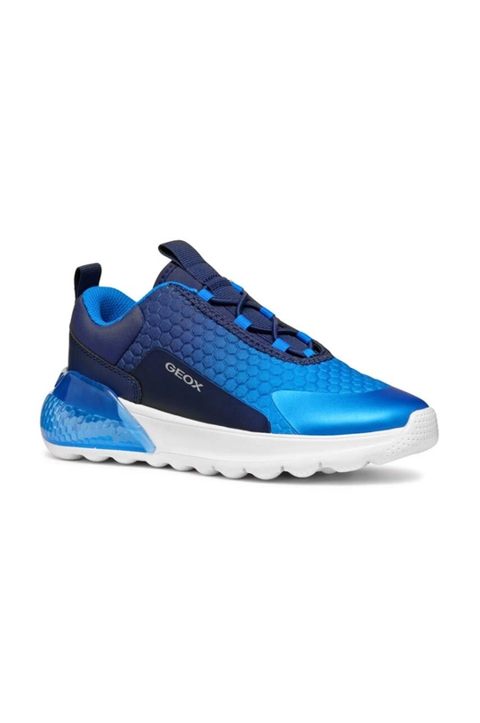 Geox scarpe da ginnastica per bambini ACTIVART ILLUMINUS tessile blu J46LYA.0EE9J.28.31