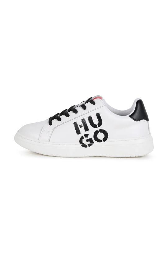 HUGO sneakersy skórzane dziecięce biały G00244.30.35