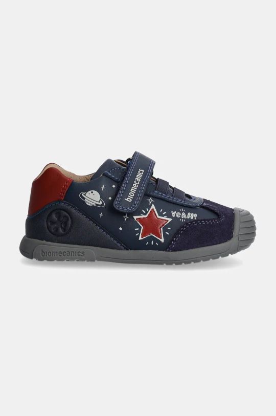 Biomecanics sneakersy skórzane dziecięce 241129 granatowy AW24