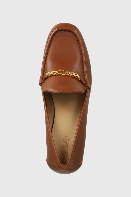 коричневый Кожаные туфли Lauren Ralph Lauren Winslet