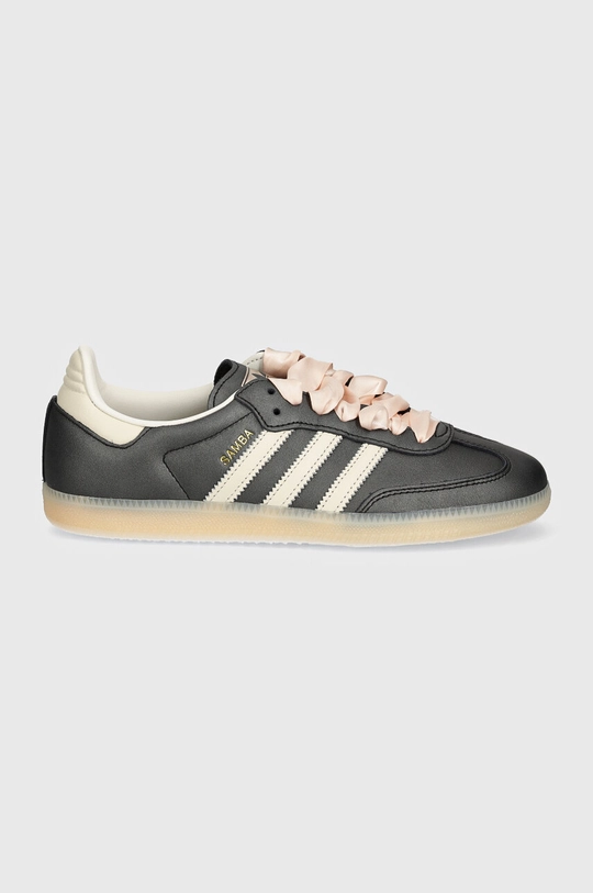 Δερμάτινα αθλητικά παπούτσια adidas Originals Samba OG IH8047 μαύρο AW24