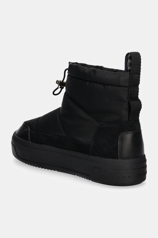 Παπούτσια Μπότες χιονιού Tommy Hilfiger FLAG NYLON MINI SNOWBOOT FW0FW08334 μαύρο