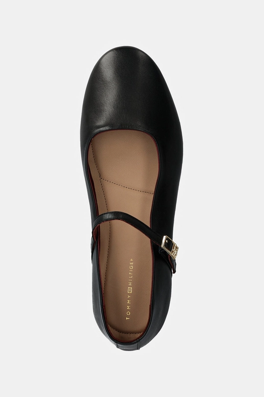 Tommy Hilfiger ballerine in pelle MARYJANE BALLERINA LEATHER nero FW0FW08294