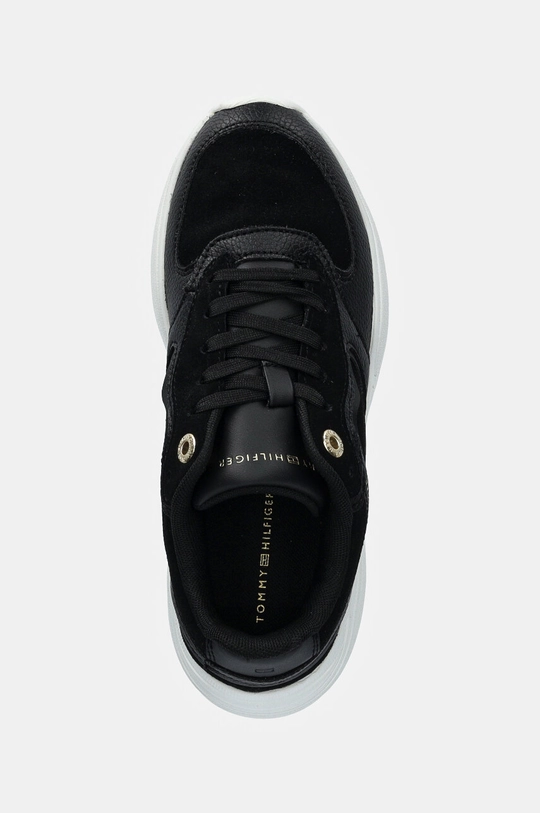 Tommy Hilfiger sneakers in pelle CHUNKY RUNNER nero FW0FW08130