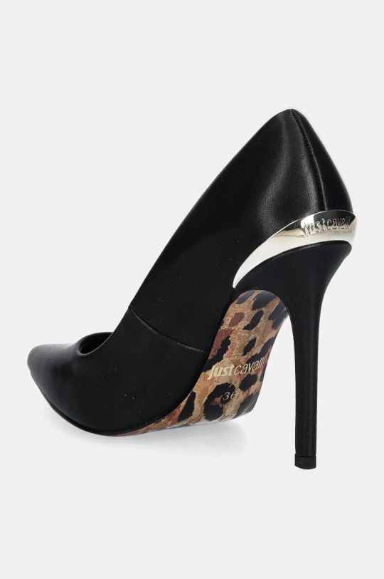 Încălțăminte Just Cavalli stilettos de piele 77RA3S01ZPA33899 negru