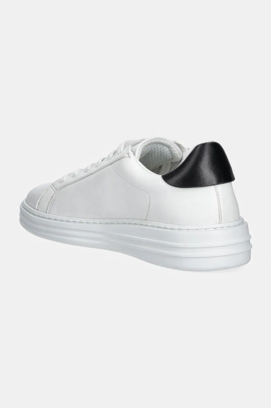 Boty Kožené sneakers boty MSGM 3741MDS506.924.01 bílá