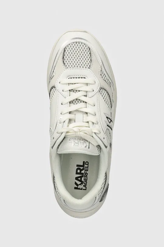 Шкіряні кросівки Karl Lagerfeld SERGER білий KL63620.41S