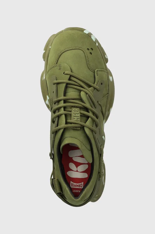 πράσινο Σουέτ αθλητικά παπούτσια Camper Karst