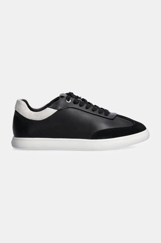 Δερμάτινα αθλητικά παπούτσια Calvin Klein LP CUPSOLE LACE UP LTH MIX HW0HW02208 μαύρο NC24