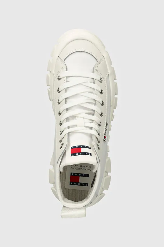 λευκό Πάνινα παπούτσια Tommy Jeans TJW VULC FLATFORM MC MIX MEDIA